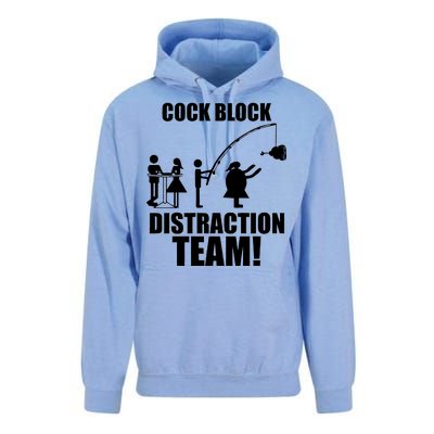 Cock Block Distraction Team Unisex Surf Hoodie