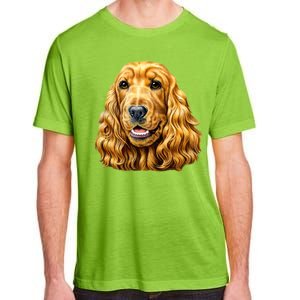 Cocker Spaniel Face Adult ChromaSoft Performance T-Shirt