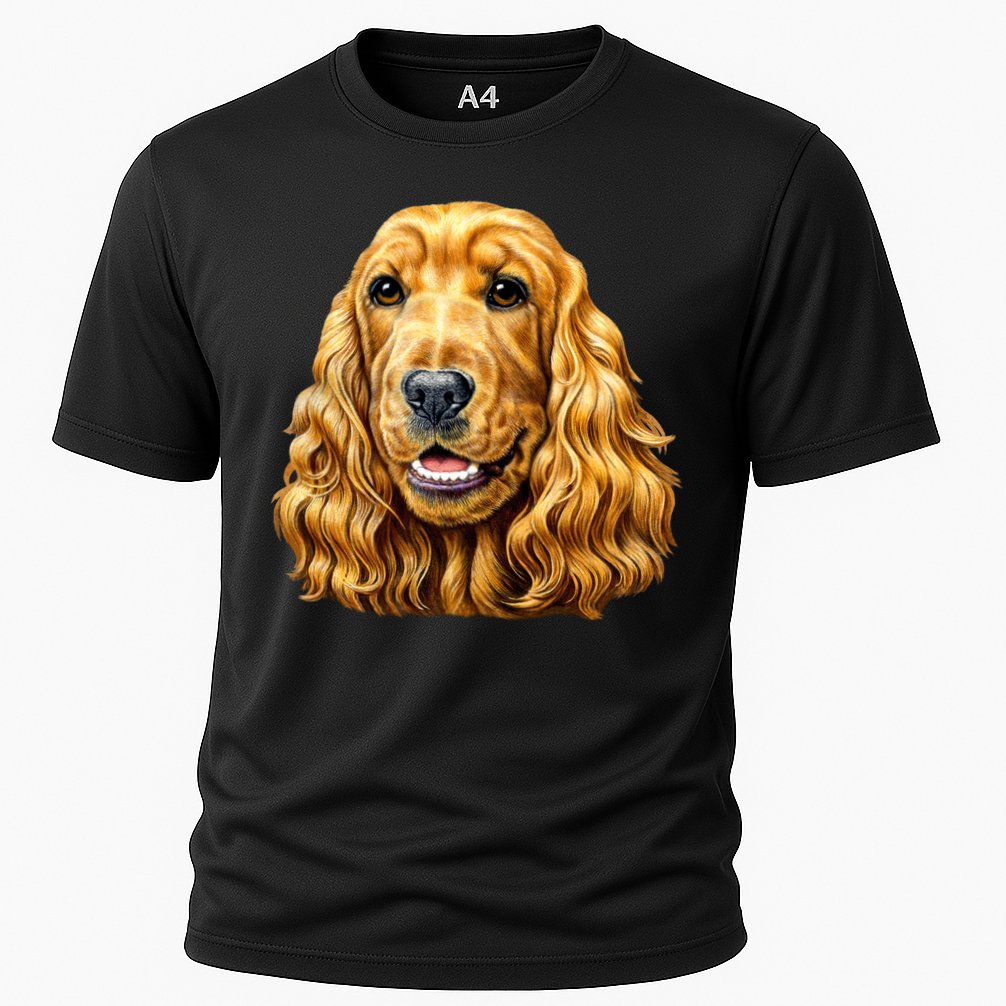 Cocker Spaniel Face Performance Shirt