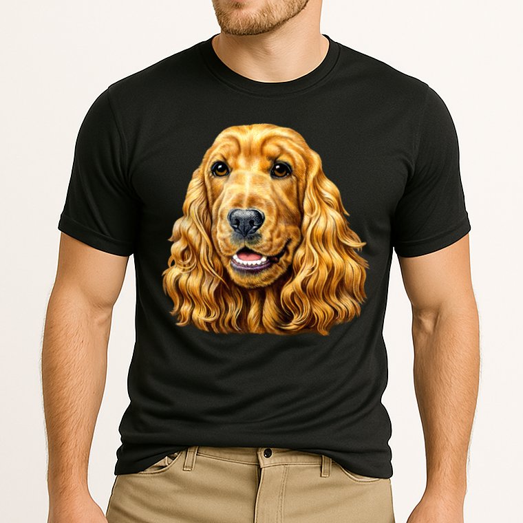 Cocker Spaniel Face Performance Shirt