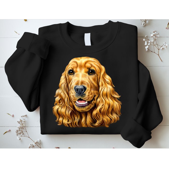 Cocker Spaniel Face Sweatshirt