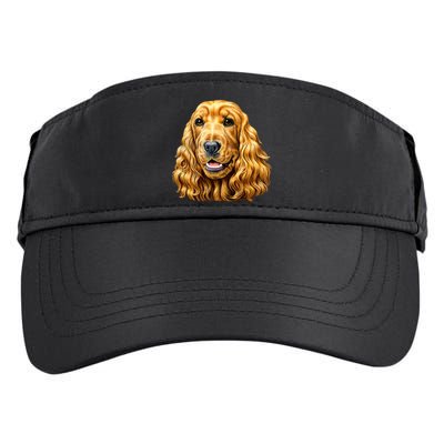 Cocker Spaniel Face Adult Drive Performance Visor