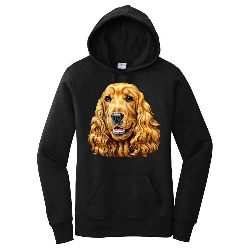 Cocker Spaniel Face Women's Pullover Hoodie