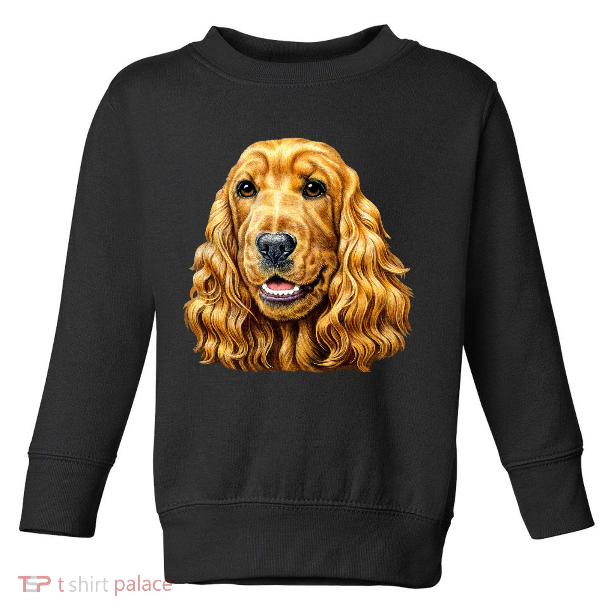 Cocker Spaniel Face Toddler Sweatshirt