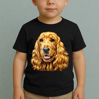 Cocker Spaniel Face Toddler T-Shirt