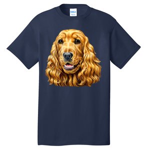 Cocker Spaniel Face Tall T-Shirt