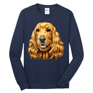 Cocker Spaniel Face Tall Long Sleeve T-Shirt