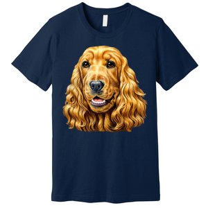 Cocker Spaniel Face Premium T-Shirt