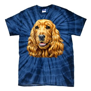 Cocker Spaniel Face Tie-Dye T-Shirt