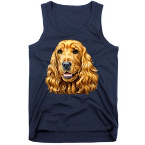 Cocker Spaniel Face Tank Top