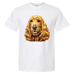 Cocker Spaniel Face Garment-Dyed Heavyweight T-Shirt