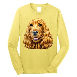 Cocker Spaniel Face Long Sleeve Shirt