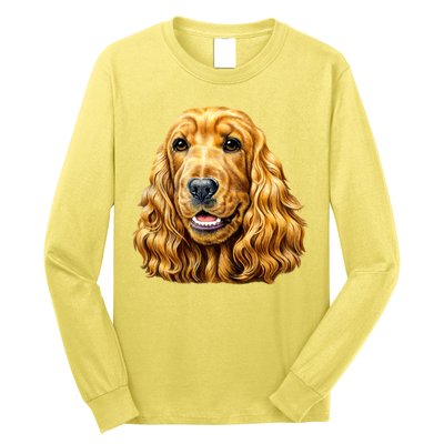 Cocker Spaniel Face Long Sleeve Shirt