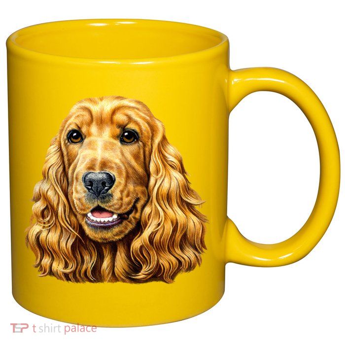 Cocker Spaniel Face 11oz C Handle Ceramic Mug