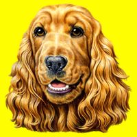 Cocker Spaniel Face Women's V-Neck T-Shirt