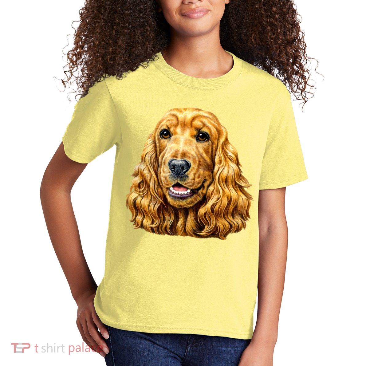 Cocker Spaniel Face Kids T-Shirt