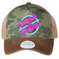 Cocktails And Dreams Retro 80s Legacy Tie Dye Trucker Hat