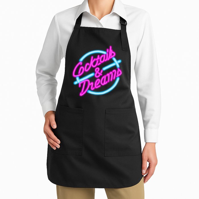 Cocktails And Dreams Retro 80s Apron