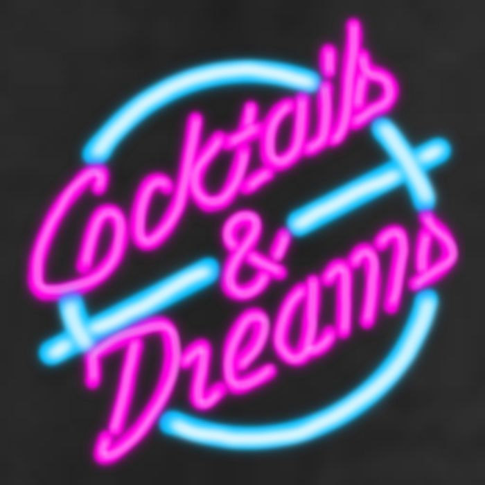 Cocktails And Dreams Retro 80s Adult Drive Performance Visor