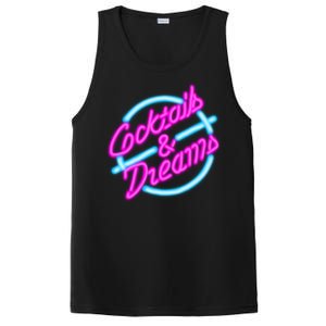 Cocktails And Dreams Retro 80s PosiCharge Competitor Tank