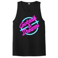 Cocktails And Dreams Retro 80s PosiCharge Competitor Tank