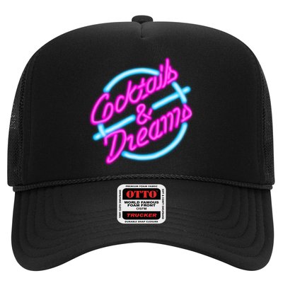 Cocktails And Dreams Retro 80s Trucker Hat