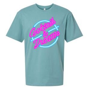 Cocktails And Dreams Retro 80s Sueded Cloud Jersey T-Shirt