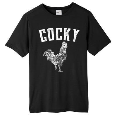 Cocky Rooster Tall Fusion ChromaSoft Performance T-Shirt