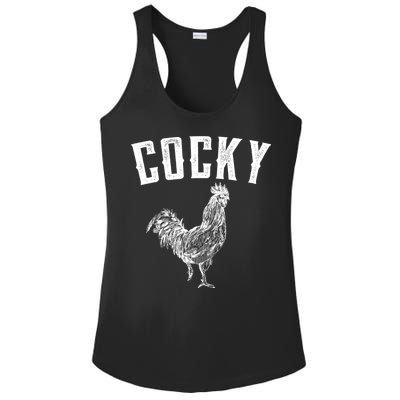 Cocky Rooster Ladies PosiCharge Competitor Racerback Tank