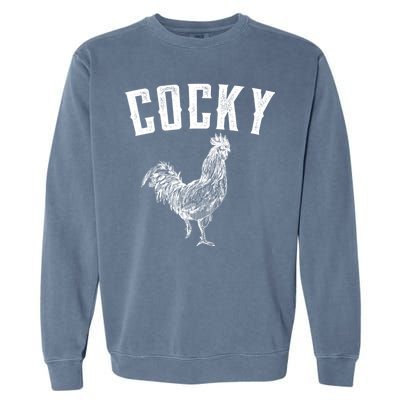 Cocky Rooster Garment-Dyed Sweatshirt