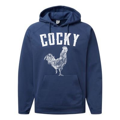 Cocky Rooster Performance Fleece Hoodie