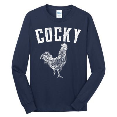 Cocky Rooster Tall Long Sleeve T-Shirt