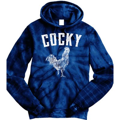 Cocky Rooster Tie Dye Hoodie