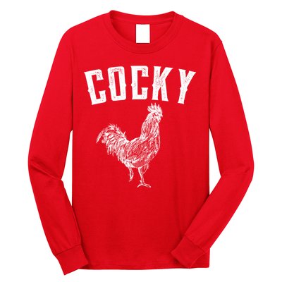 Cocky Rooster Long Sleeve Shirt