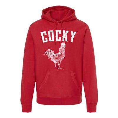 Cocky Rooster Premium Hoodie