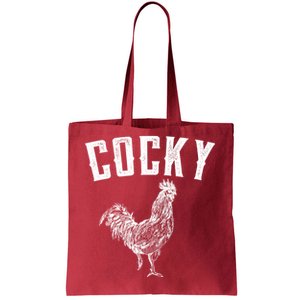 Cocky Rooster Tote Bag