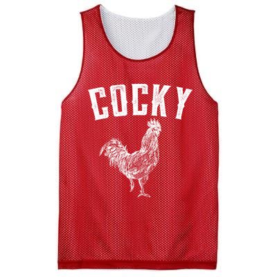 Cocky Rooster Mesh Reversible Basketball Jersey Tank