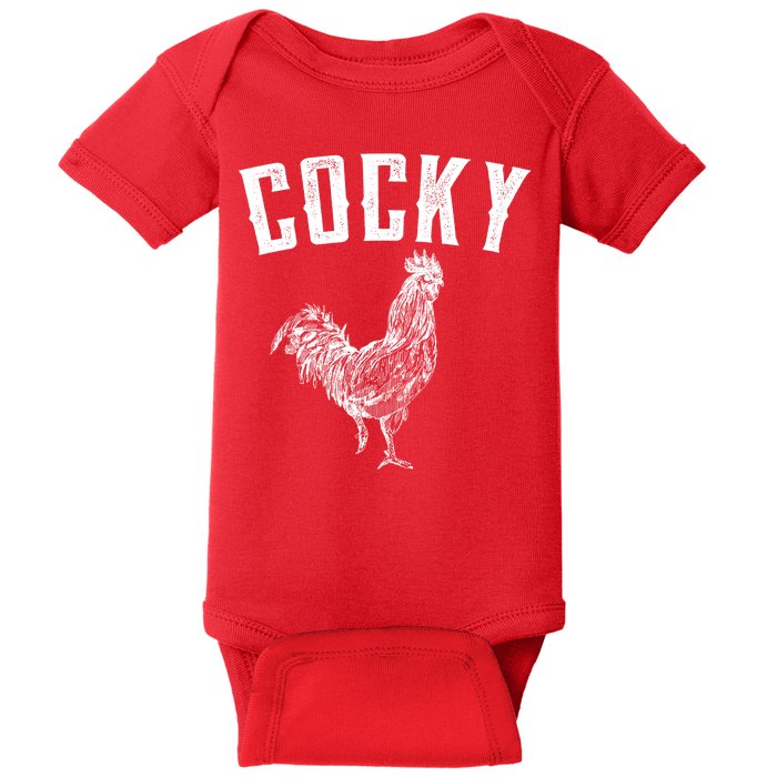 Cocky Rooster Baby Bodysuit