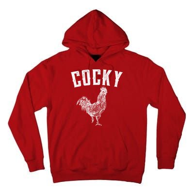 Cocky Rooster Tall Hoodie