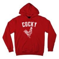 Cocky Rooster Tall Hoodie