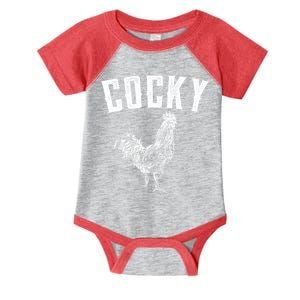 Cocky Rooster Infant Baby Jersey Bodysuit