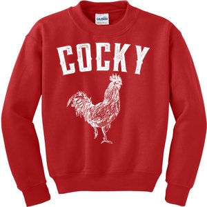 Cocky Rooster Kids Sweatshirt