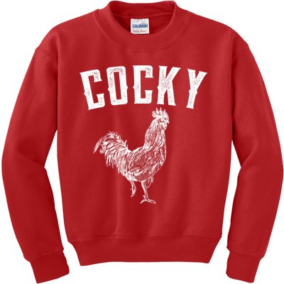 Cocky Rooster Kids Sweatshirt