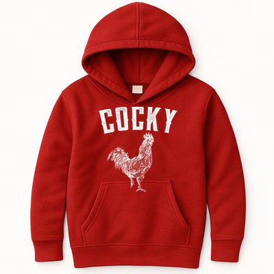 Cocky Rooster Kids Hoodie