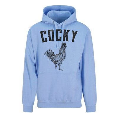 Cocky Rooster Unisex Surf Hoodie