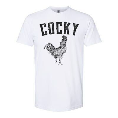 Cocky Rooster Softstyle CVC T-Shirt