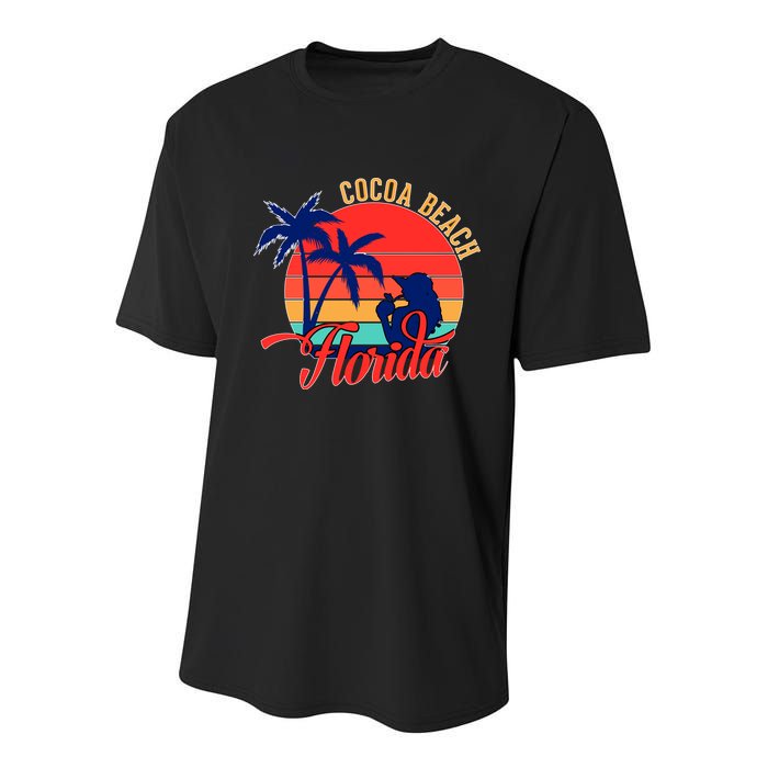Cocoa Beach Youth Performance Sprint T-Shirt
