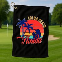 Cocoa Beach Golf Towel
