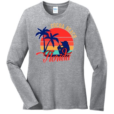 Cocoa Beach Ladies Long Sleeve Shirt