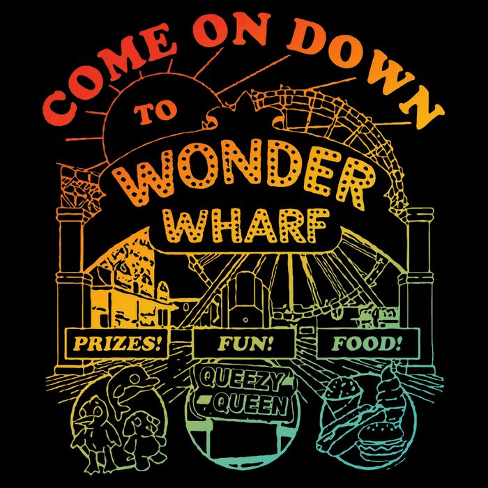 Come On Down To Wonder Wharf Prizes Fun Queezy Queen Food Backpack